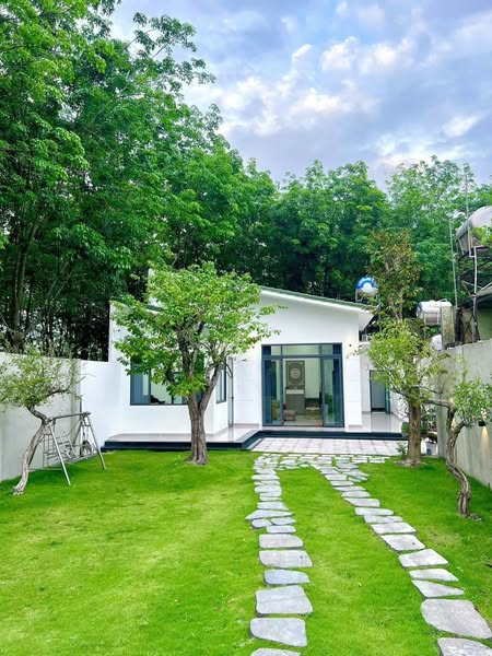 Gia đình chủ dọn ra Bắc ở nên cần bán lại căn nhà sân vườn ở đường Bờ Kinh T14